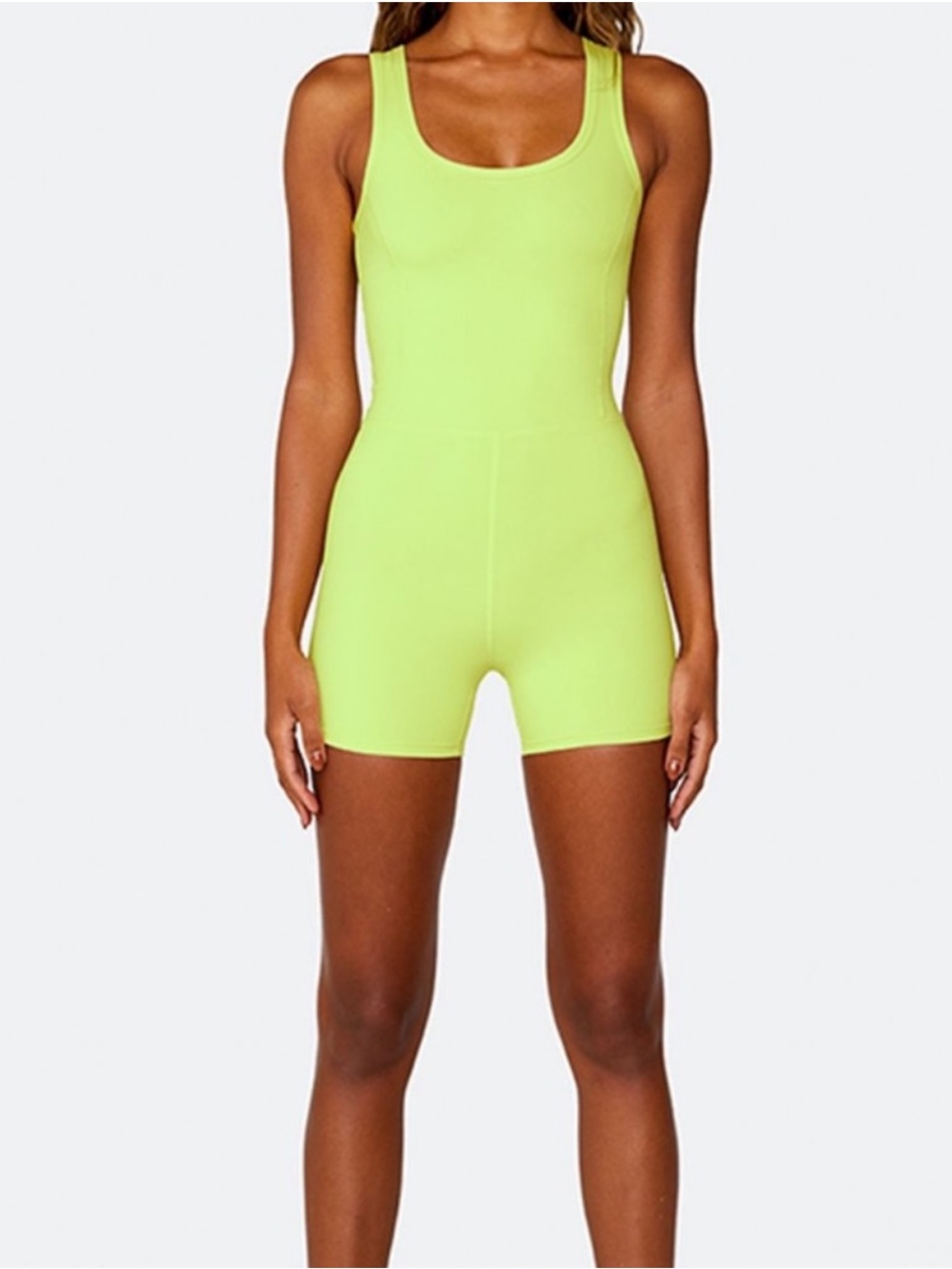 Women’s SET Active Sportbody Shortysuit Highlighter Yellow Size S